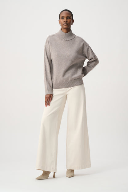 Joseph Ribkoff Embellished Sweater Taupe Melange