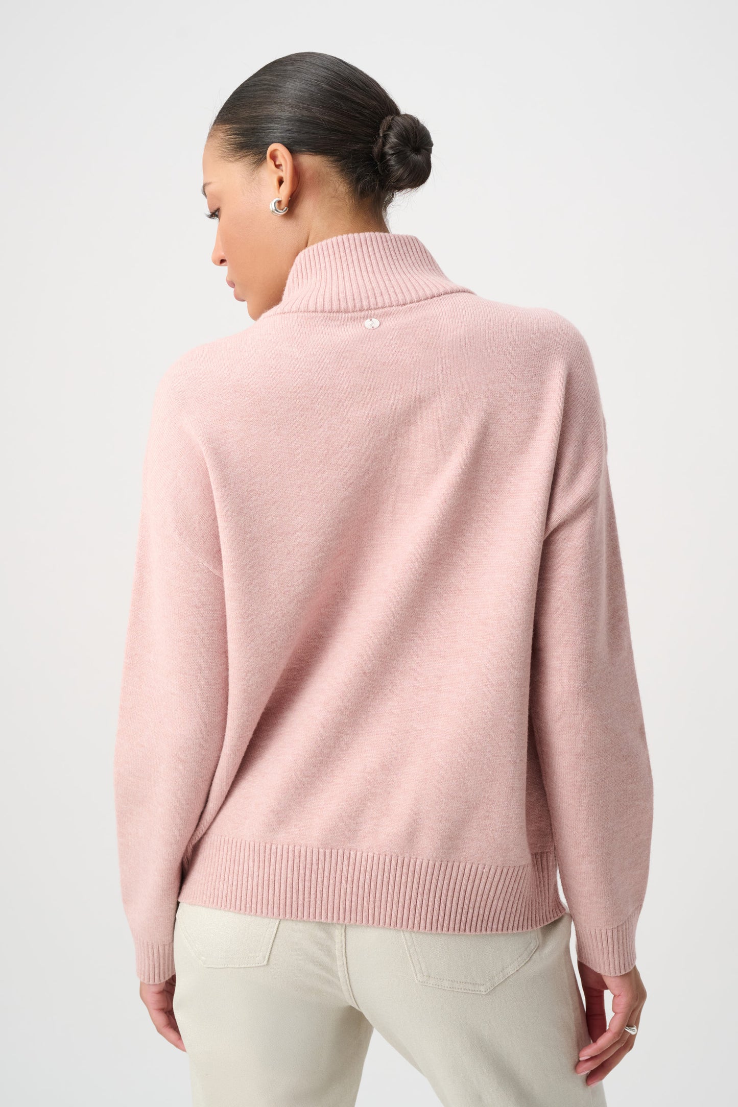 Joseph Ribkoff Embellished Sweater Soft Blush Melange