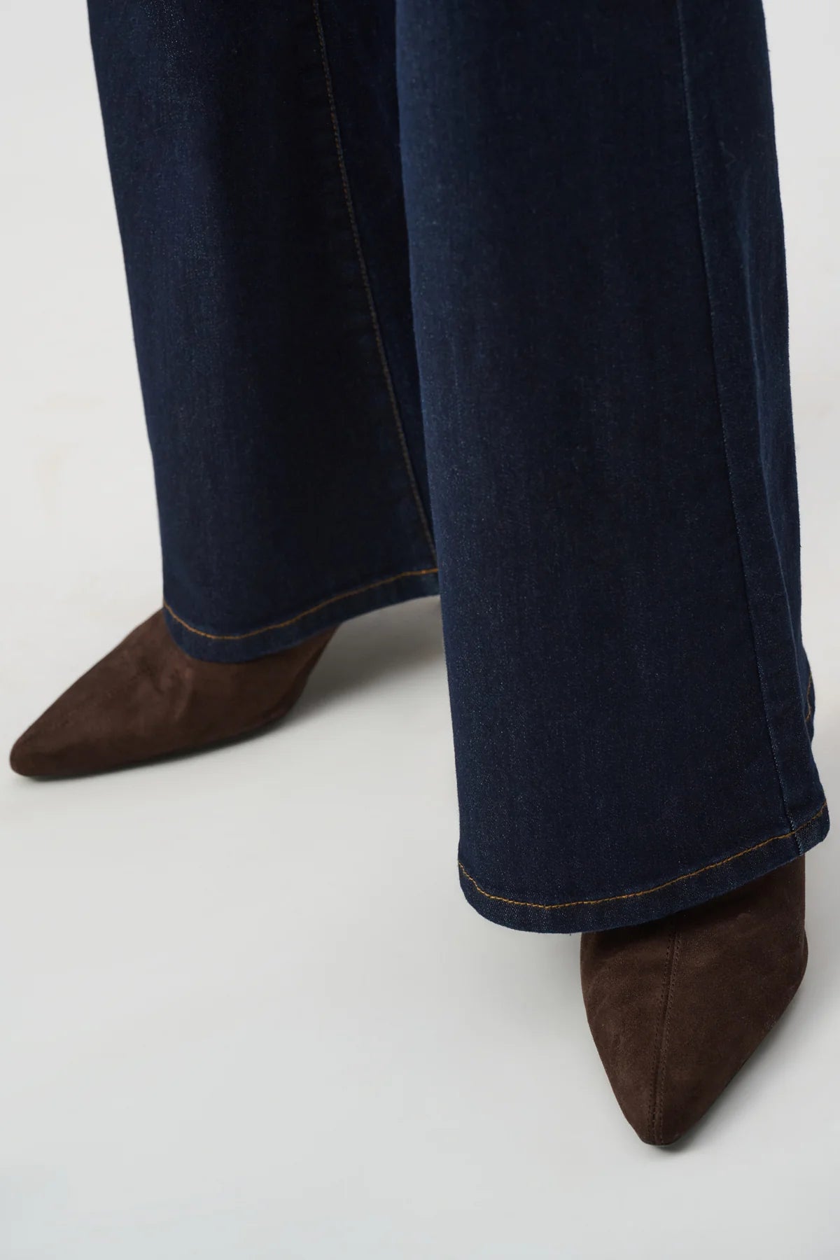 Joseph Ribkoff Patch Pocket Flare Jeans Dark Denim