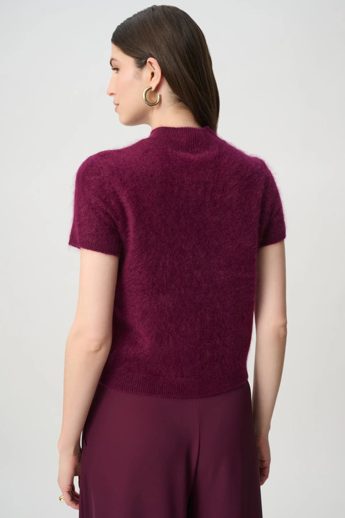 Joseph Ribkoff Brushed Wool Sweater Elderberry
