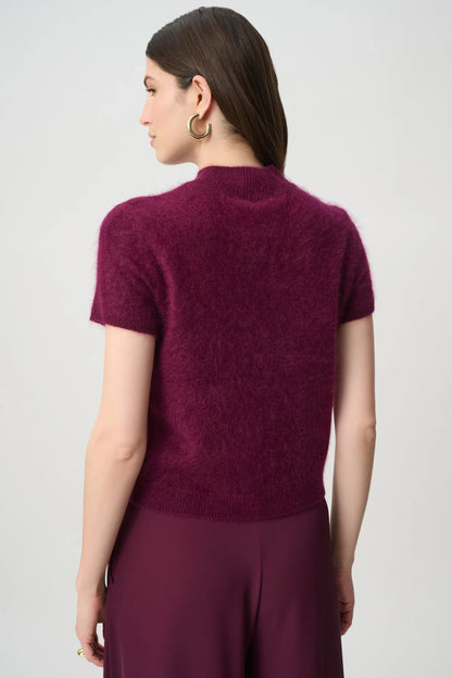 Joseph Ribkoff Brushed Wool Sweater Elderberry