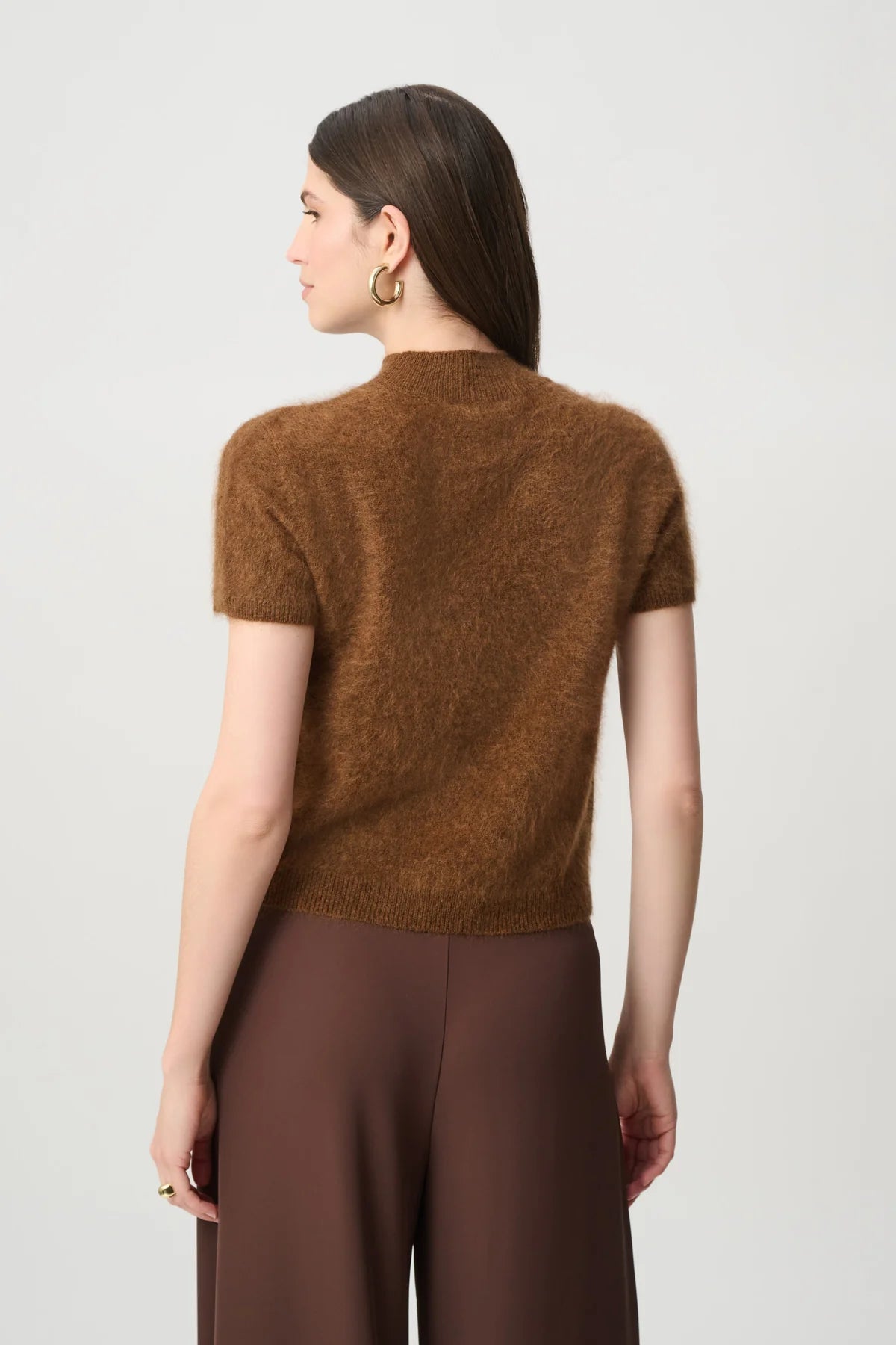 Joseph Ribkoff Brushed Wool Sweater Ochre Melange
