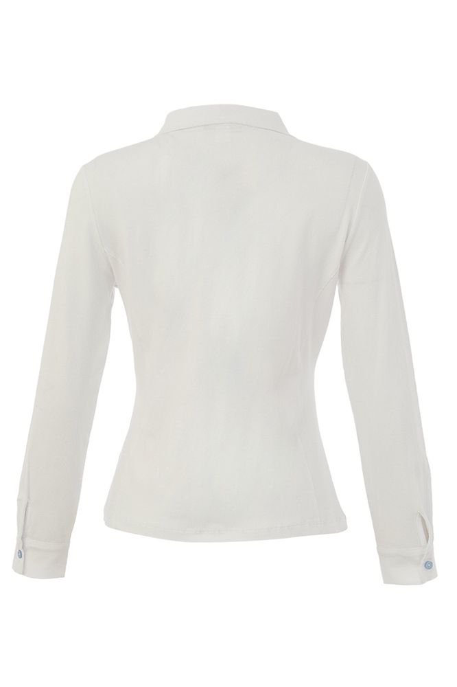 Dolcezza White Print Blouse 26673