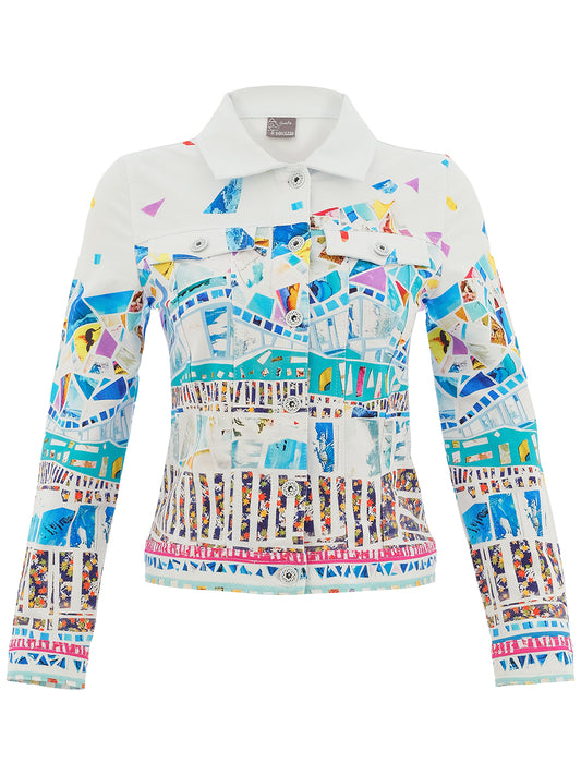 Dolcezza Mosaic Print Jacket 26677