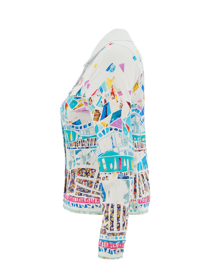 Dolcezza Mosaic Print Jacket 26677