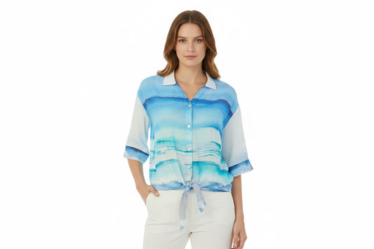Dolcezza Seascape Blouse 26813