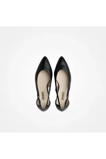 Paul Green Cut-Out Ballerina Black