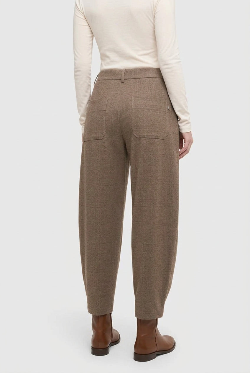 MAC Tilda Pull-on Trousers Terra Check