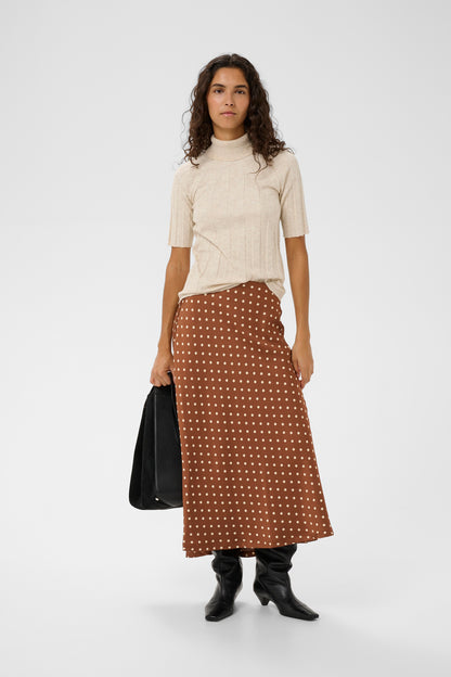Inwear ZollIW Skirt Spicy Brown Dot