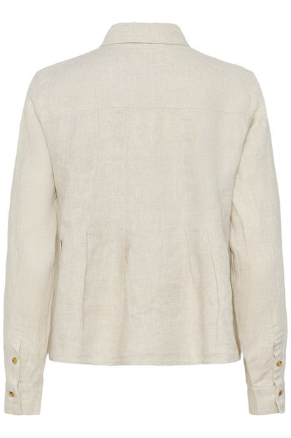 InWear DilanaIW Pleated Shirt Ecru Melange