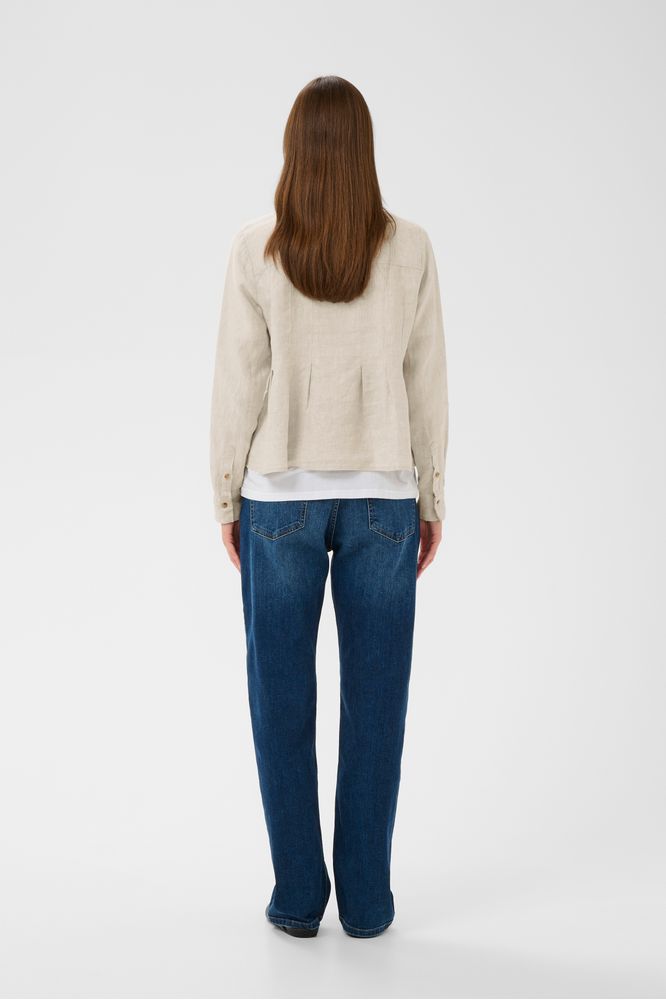 InWear DilanaIW Pleated Shirt Ecru Melange