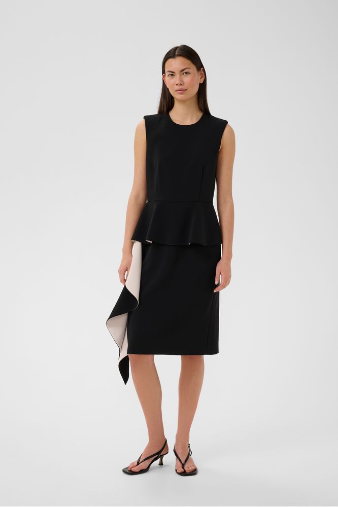InWear CharleeneIW Fest Flounce Dress Black