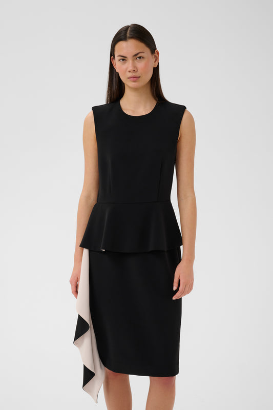 InWear CharleeneIW Fest Flounce Dress Black