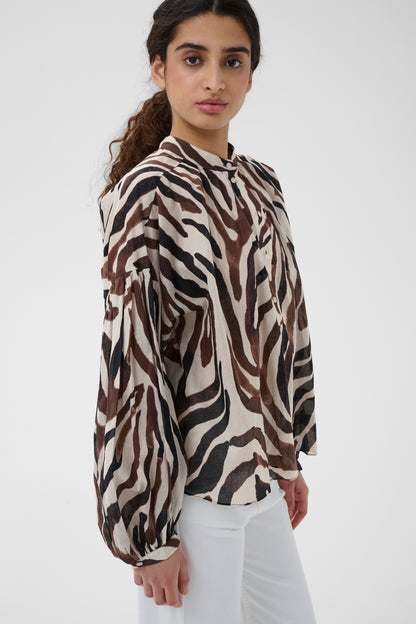 InWear RosalieIW Blouse Haze Zebrah
