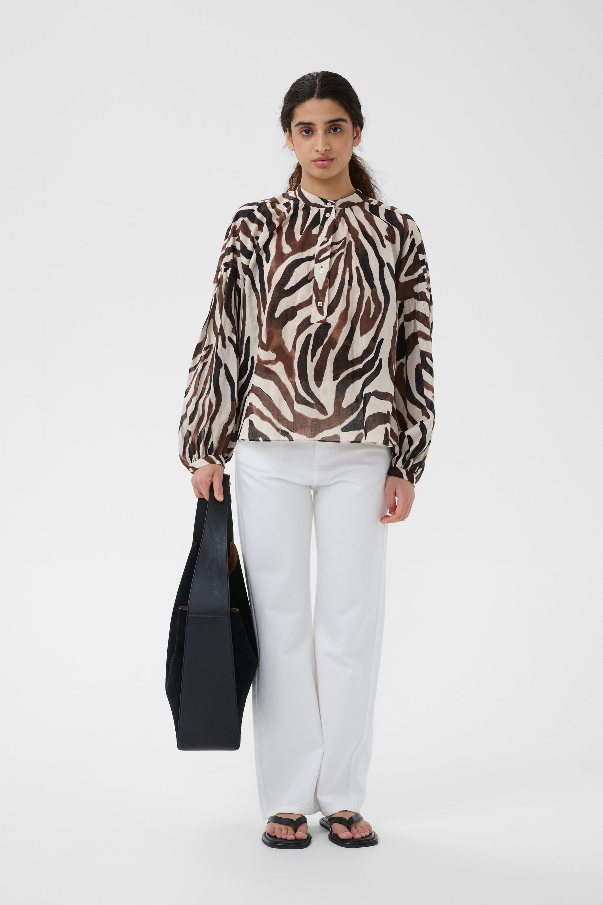 InWear RosalieIW Blouse Haze Zebrah