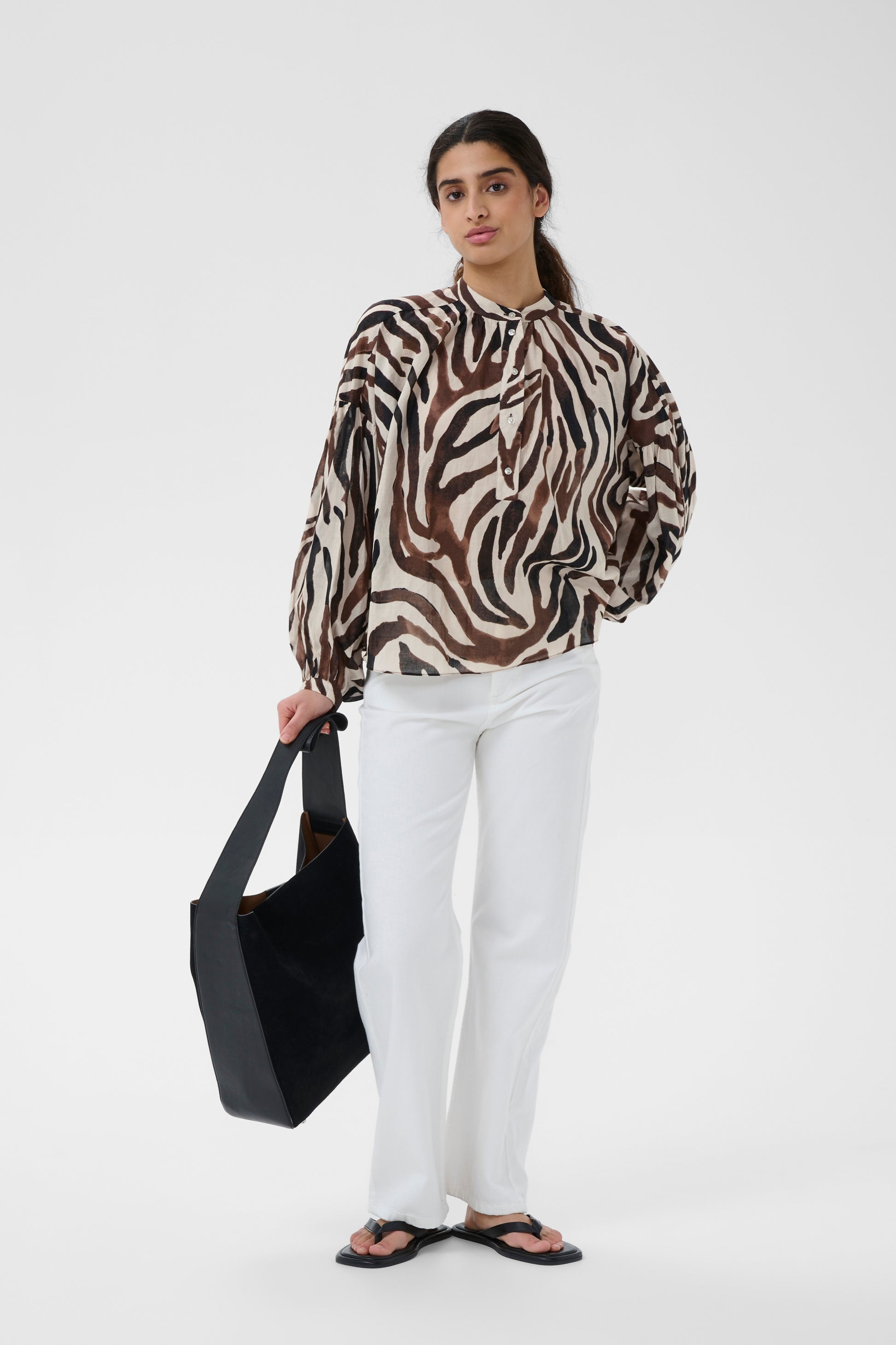 InWear RosalieIW Blouse Haze Zebrah