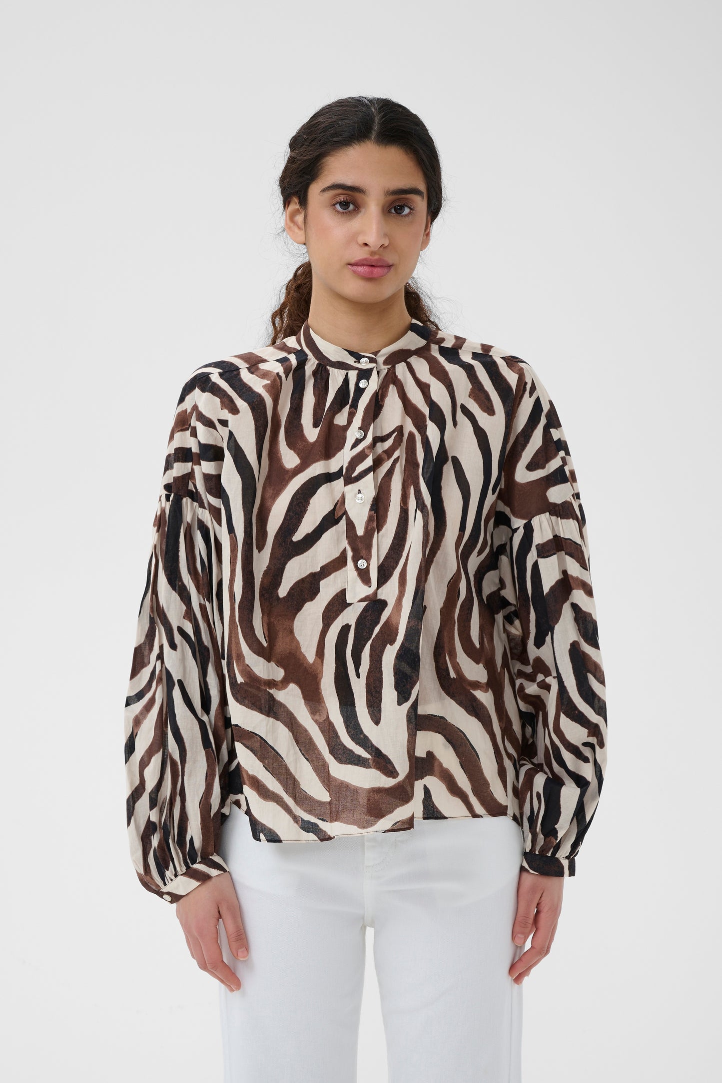 InWear RosalieIW Blouse Haze Zebrah