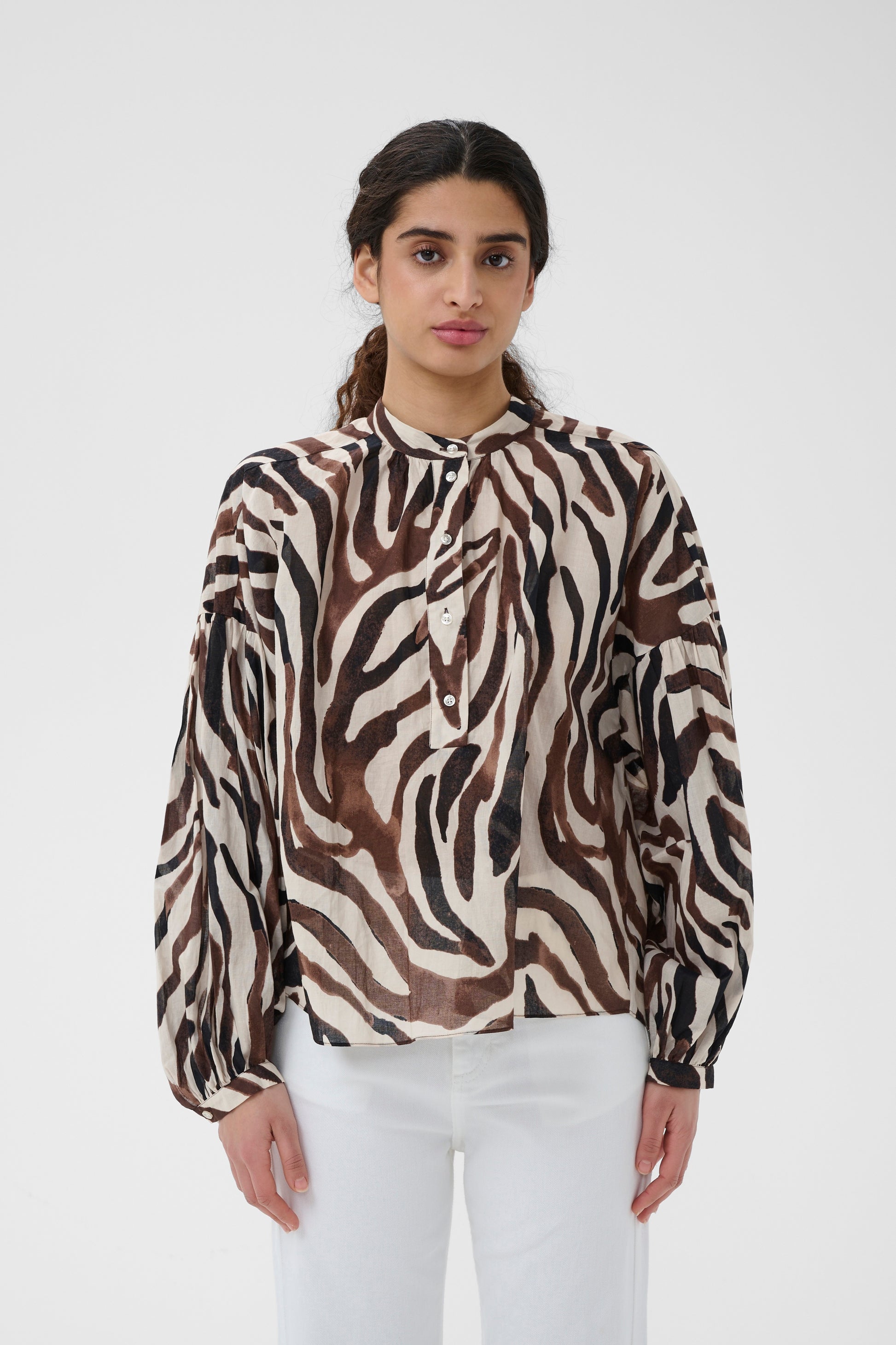 InWear RosalieIW Blouse Haze Zebrah