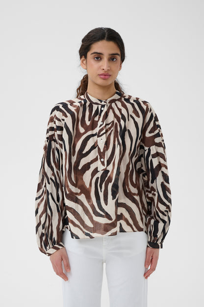 InWear RosalieIW Blouse Haze Zebrah