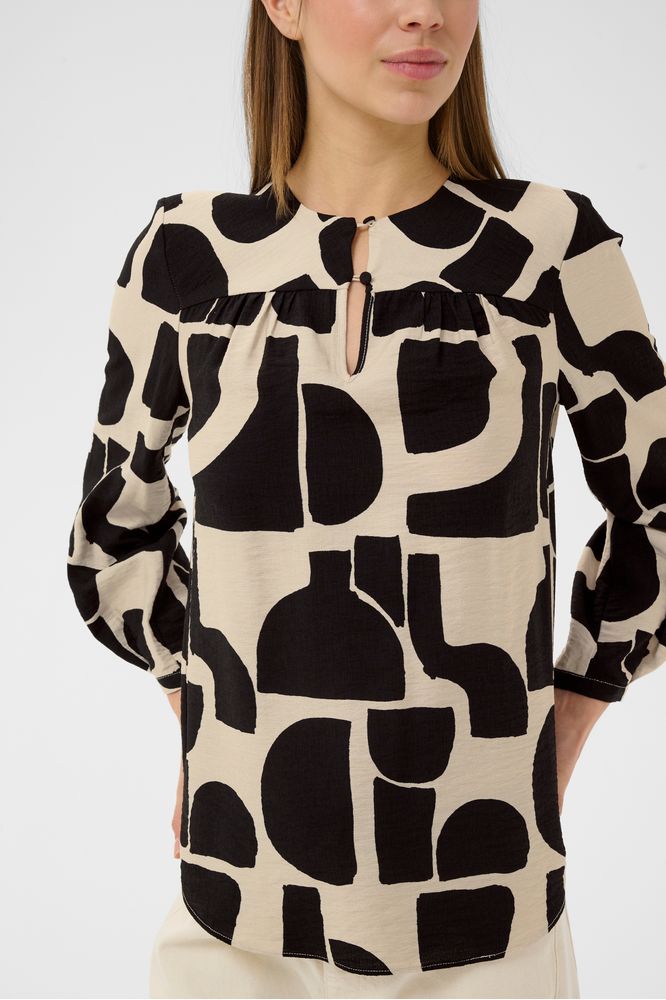 InWear LynnIW Blouse Black Soft Blocks