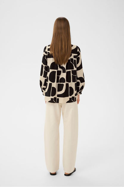 InWear LynnIW Blouse Black Soft Blocks