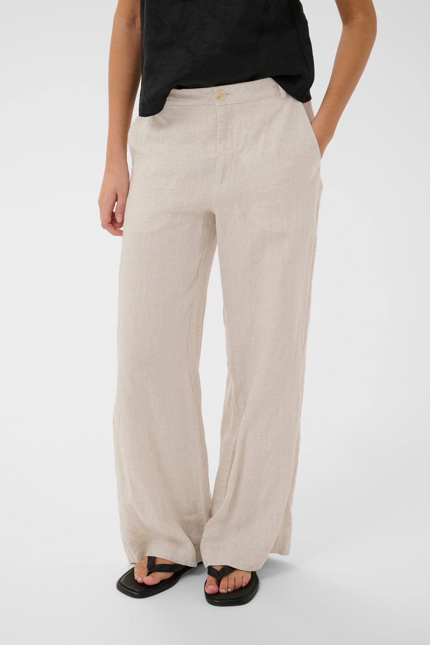 InWear Elinor Solina Trousers Ecru