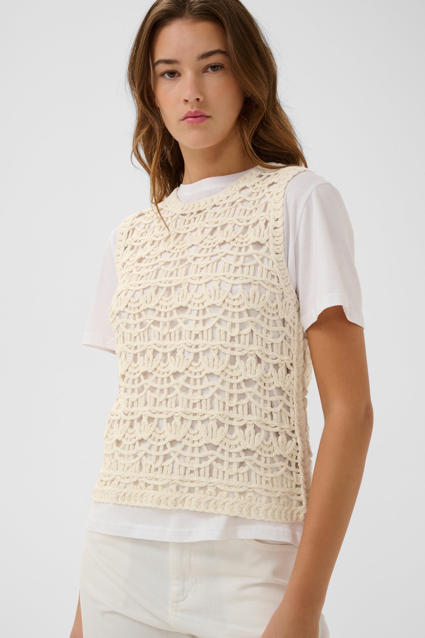 InWear NeteIW Tank Ecru