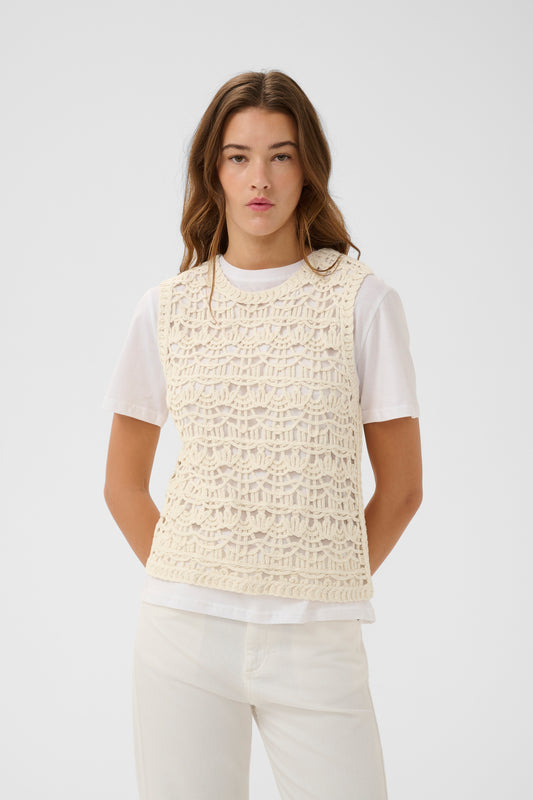 InWear NeteIW Tank Ecru