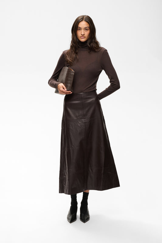 Inwear Celinah Skirt Chocolate Brown