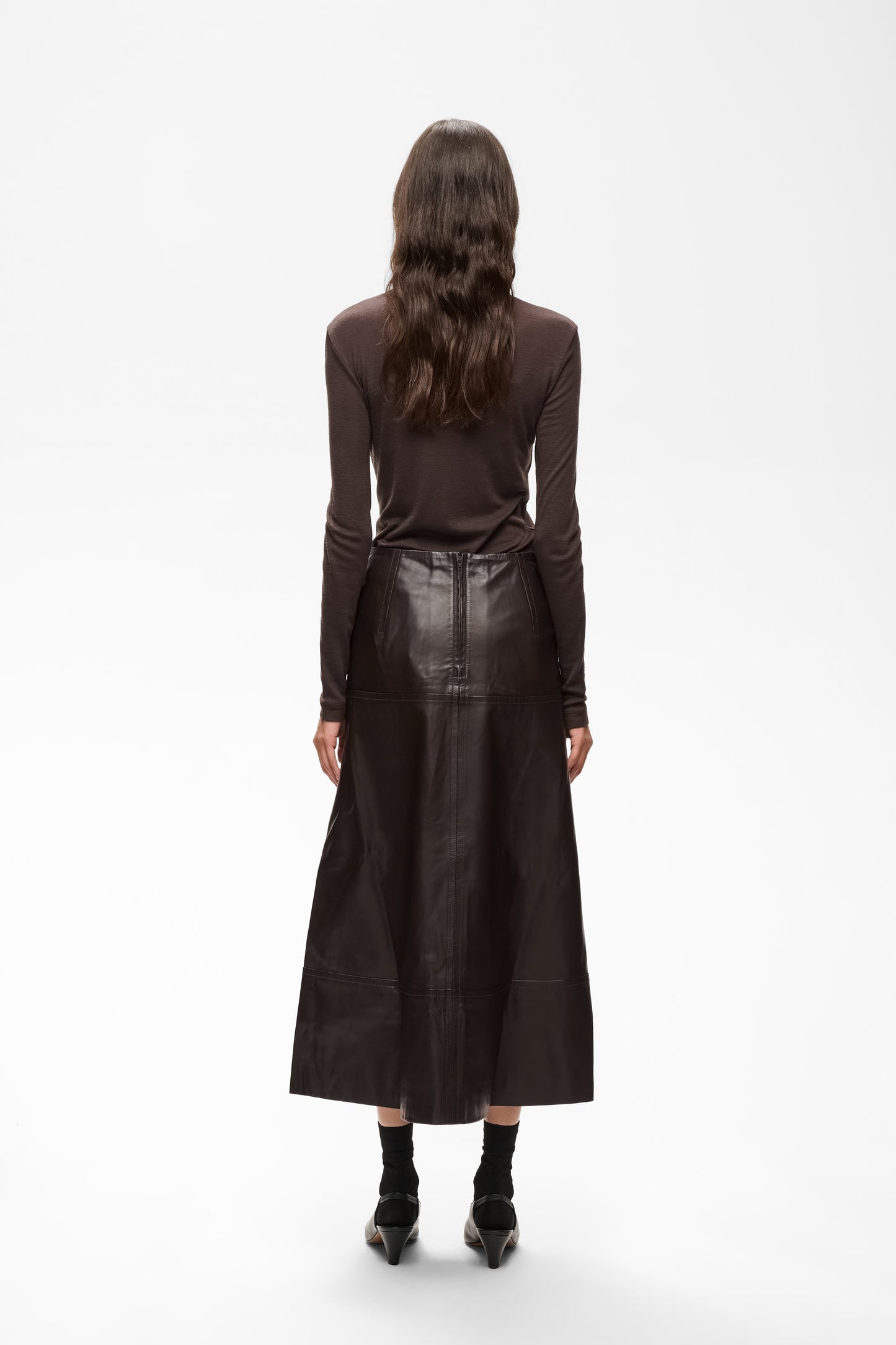 Inwear Celinah Skirt Chocolate Brown