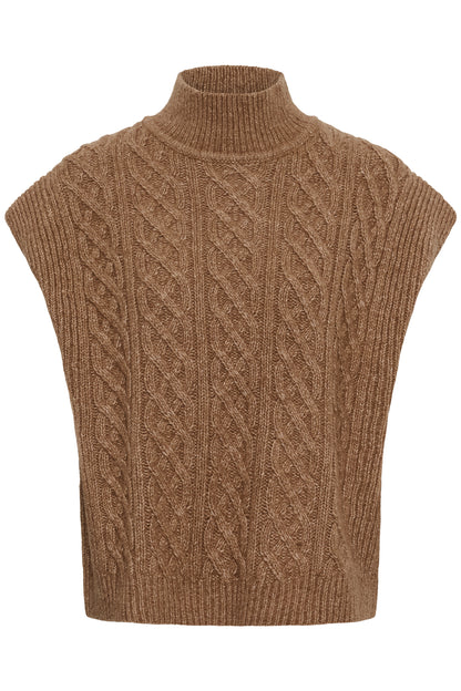 Inwear Taie Vest Slipover Tobacco Brown