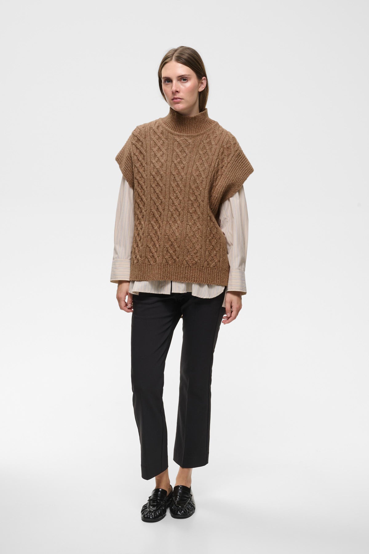 Inwear Taie Vest Slipover Tobacco Brown
