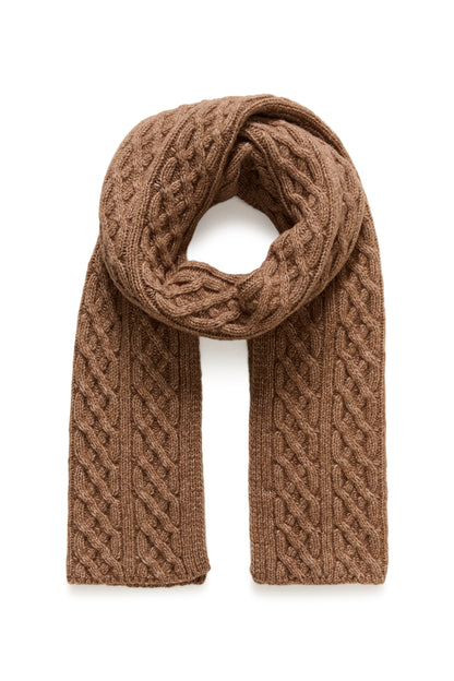 Inwear Taie Scarf Tobacco Brown