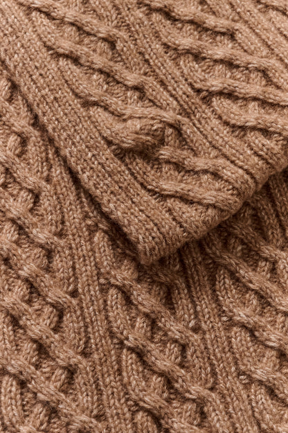 Inwear Taie Scarf Tobacco Brown