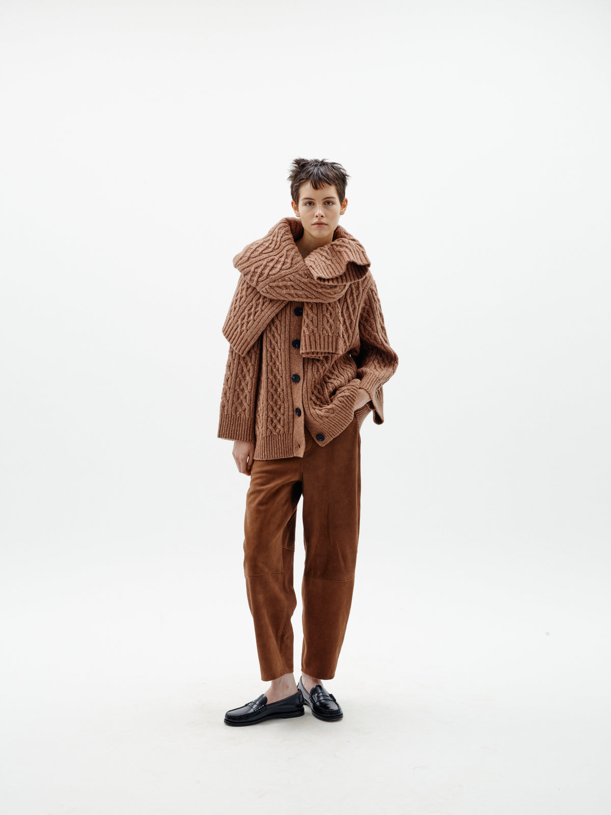 Inwear Helki Barrel Suede Jeans