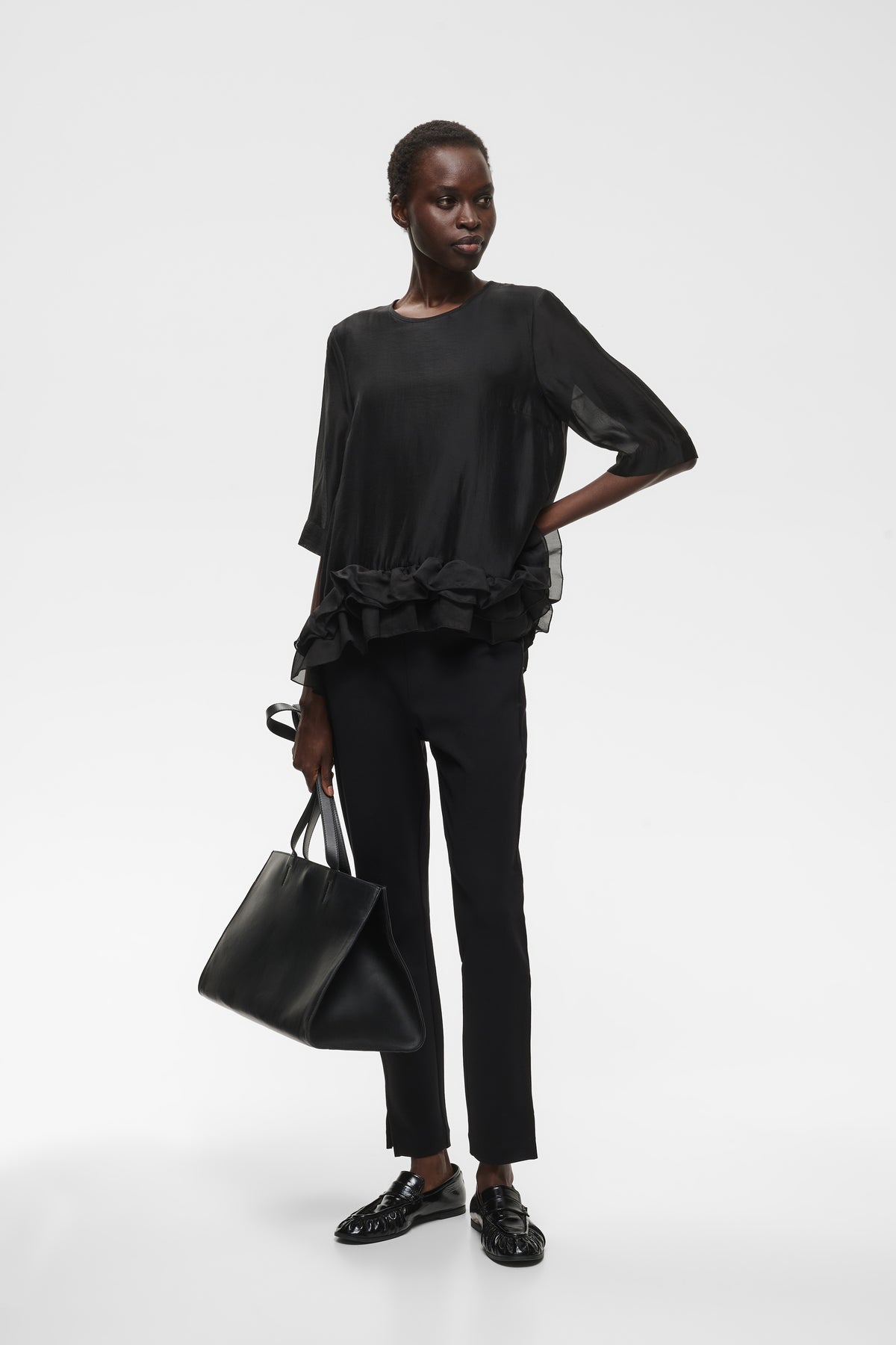 Inwear Orange Blouse Black