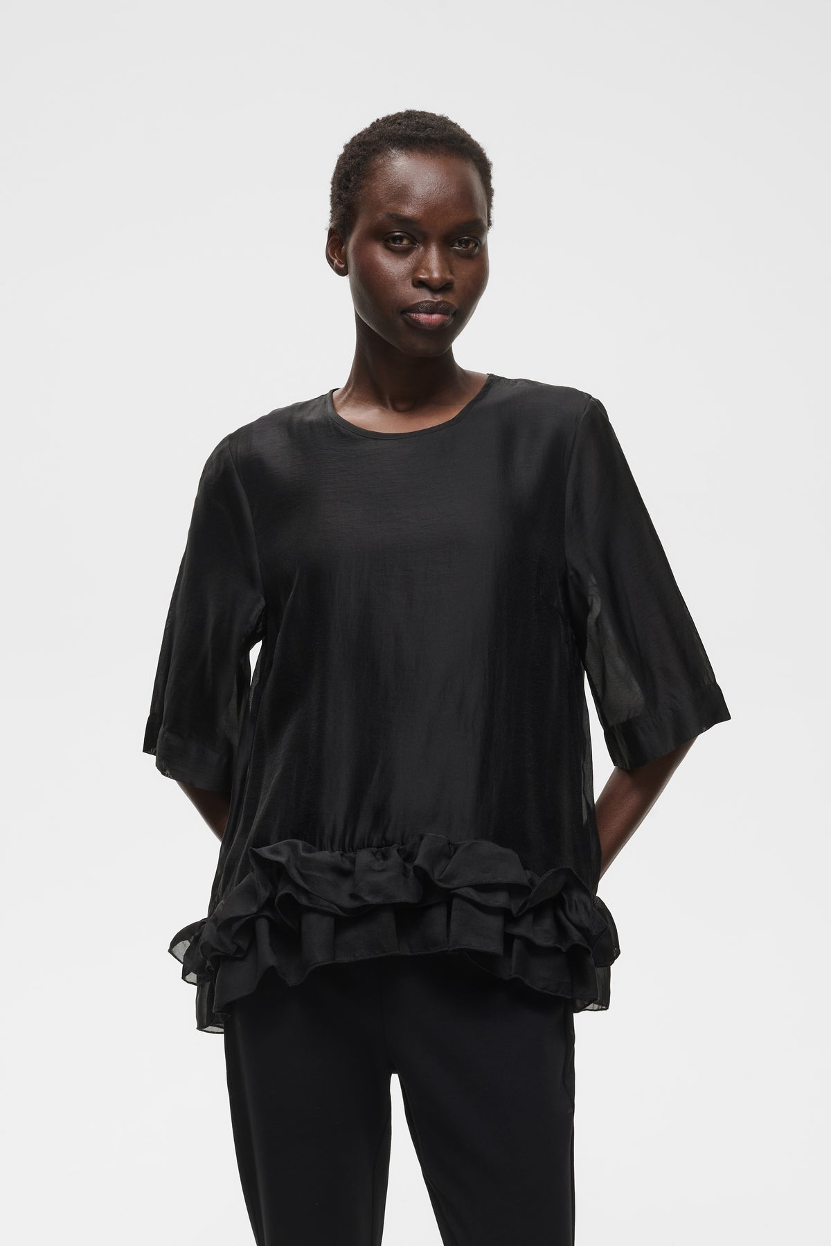 Inwear Orange Blouse Black