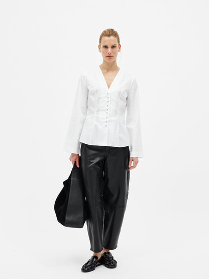 Inwear Joko Leather Trousers Black