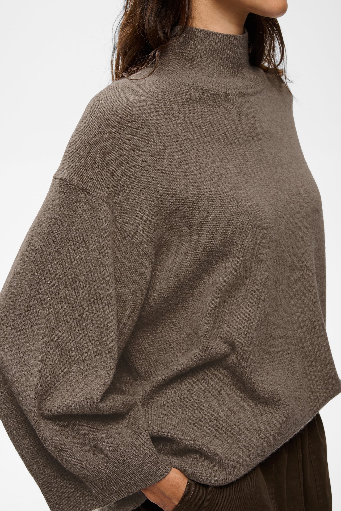 Inwear Tally Monika Highneck Pullover Chocolate Brown