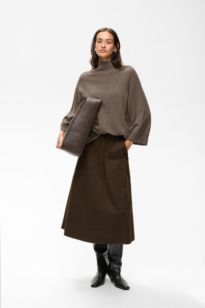 Inwear Tally Monika Highneck Pullover Chocolate Brown