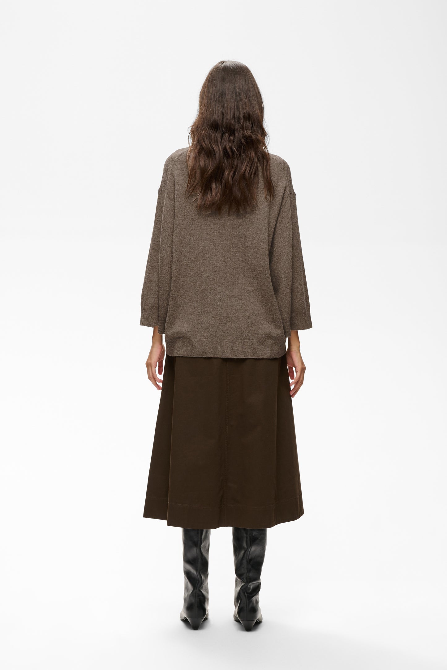 Inwear Tally Monika Highneck Pullover Chocolate Brown