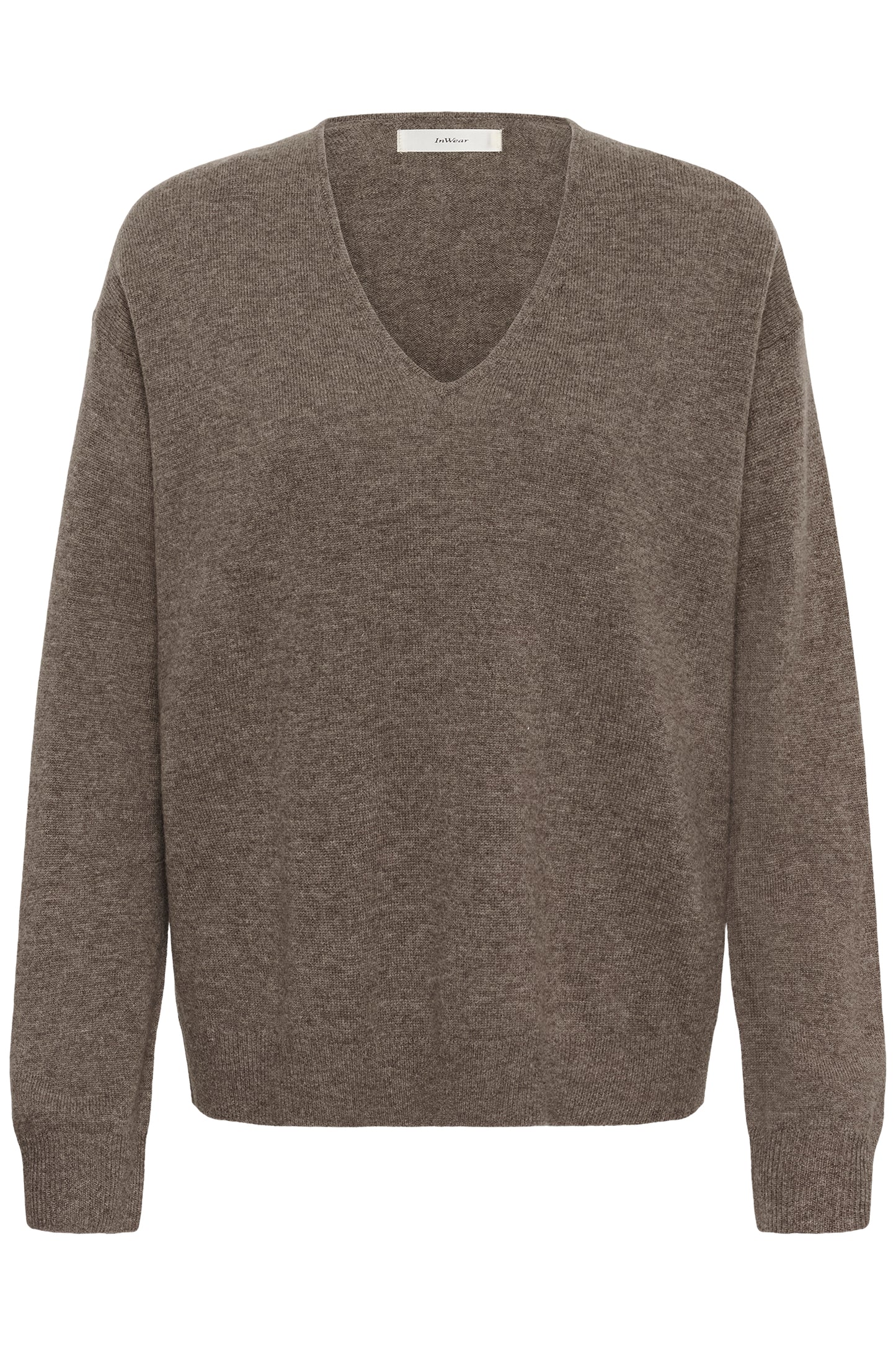 Inwear Tally Monika V-Neck Pullover Chocolate Brown