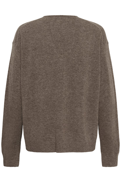 Inwear Tally Monika V-Neck Pullover Chocolate Brown