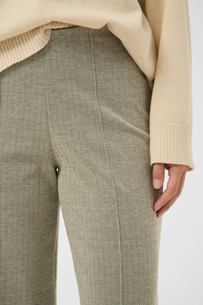 Part Two IlisanPW Trousers Beetle Herringbone