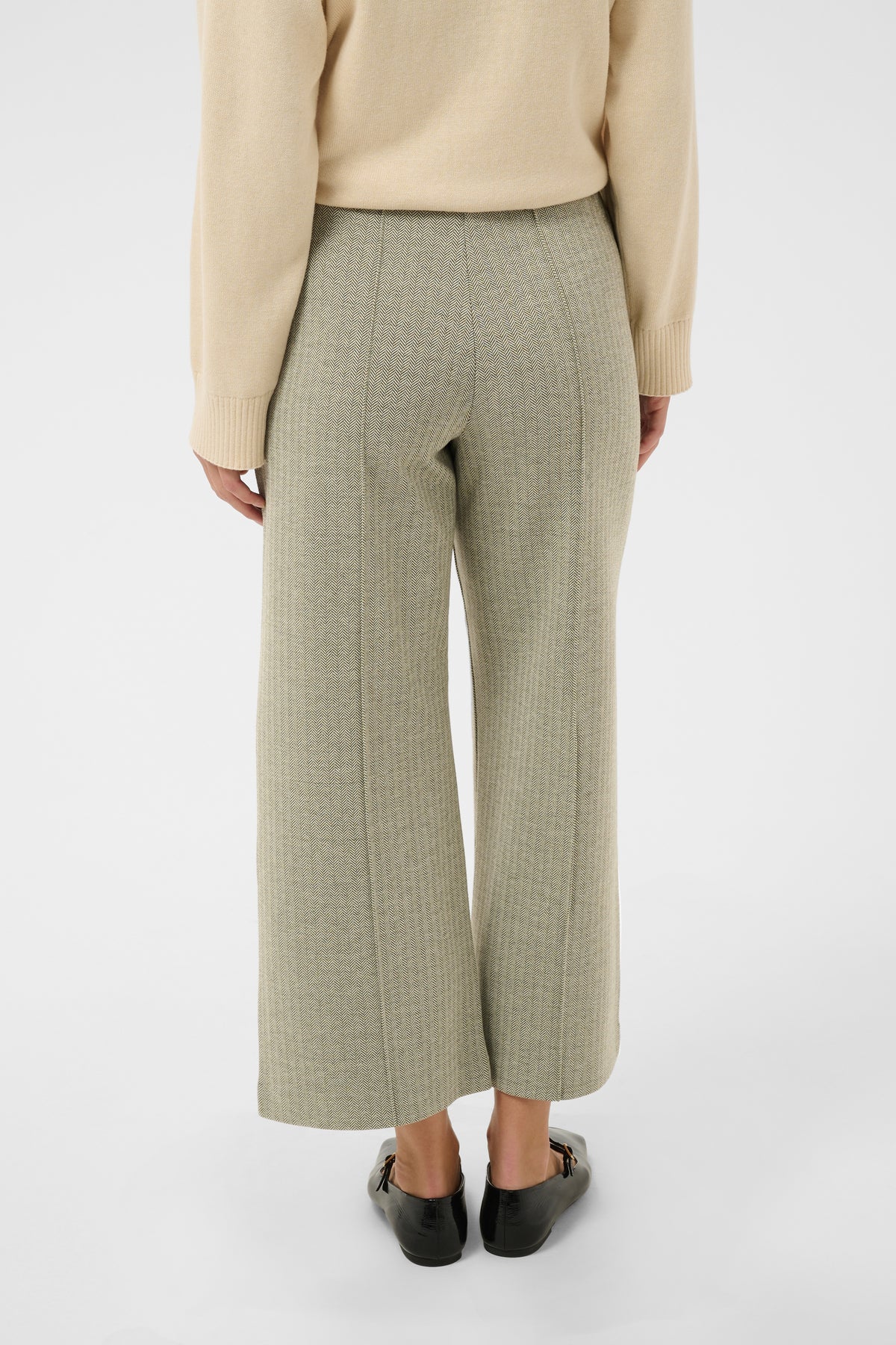 Part Two IlisanPW Trousers Beetle Herringbone