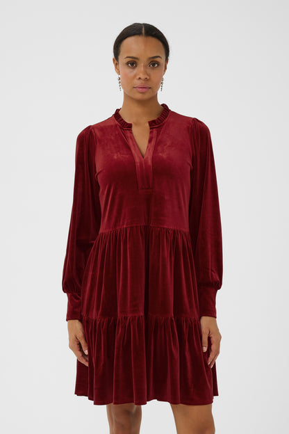 Part Two Viggase Dress Biking Red