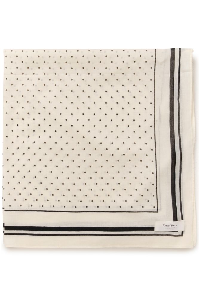 Part Two PhiPW Scarf Black Dot