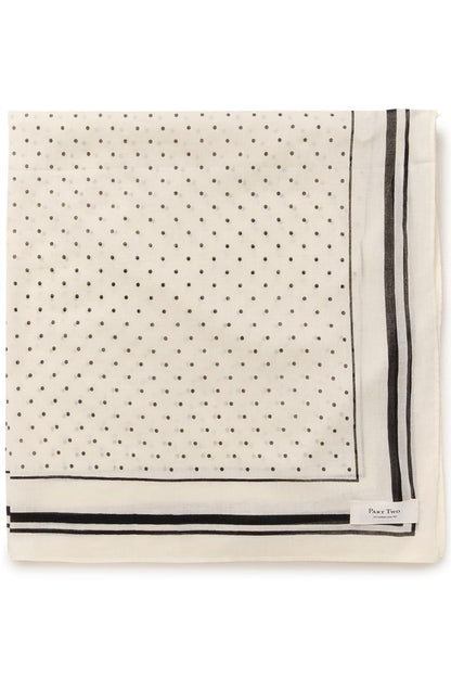 Part Two PhiPW Scarf Black Dot