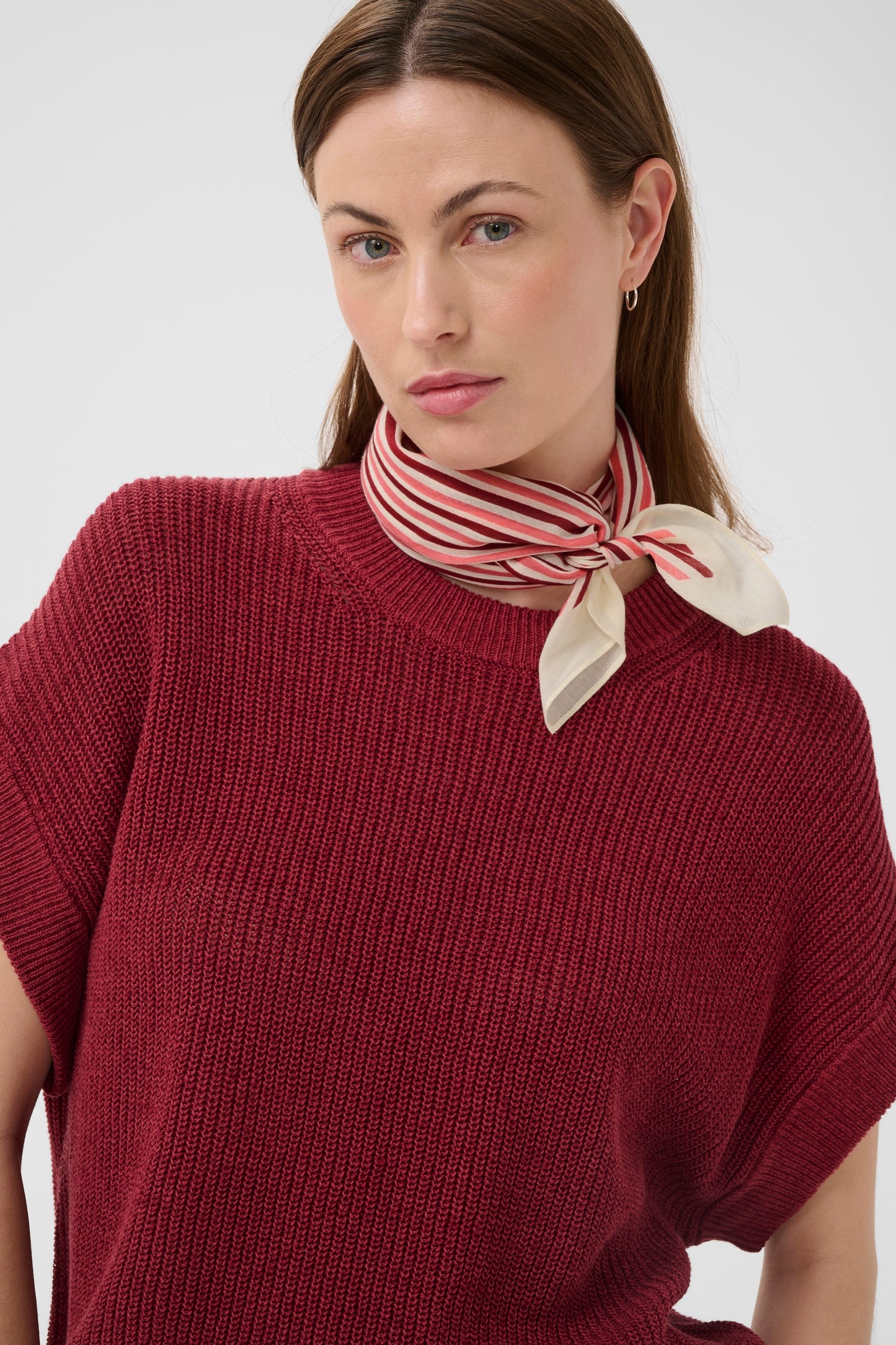 Part Two PhiPW Scarf Peach Blossom Stripe