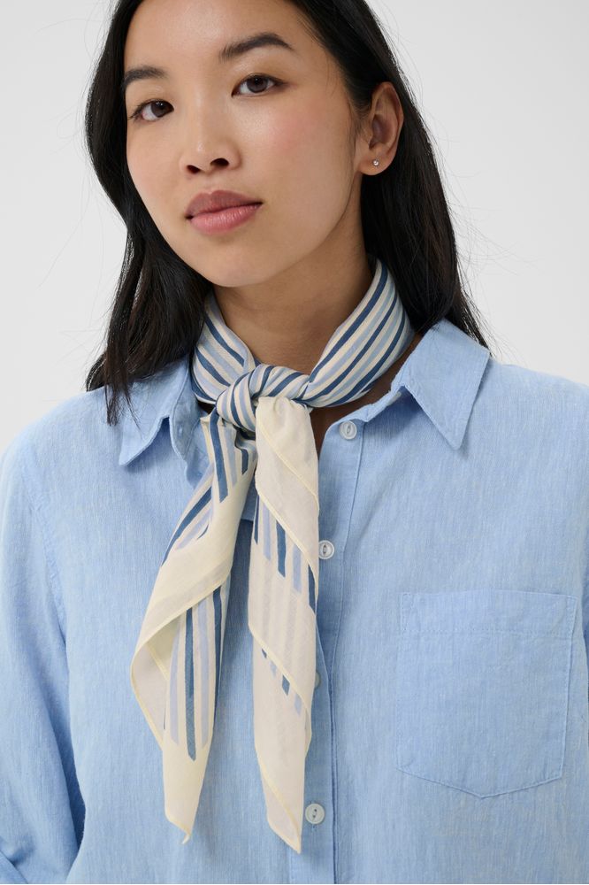Part Two PhiPW Scarf Blue Stripe